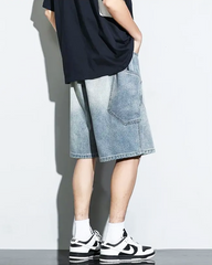 Baggy Denim Shorts Mens
