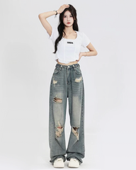 Baggy Distressed Jeans