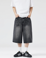 Baggy Jean Shorts Mens