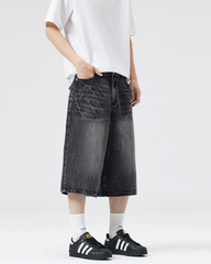 Baggy Jean Shorts Mens