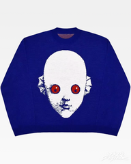 Blue Y2K Sweater