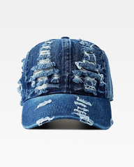 Denim Distressed Cap
