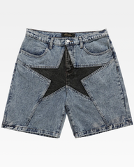 Denim Star Shorts