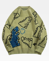 Dinosaur Knit Sweater