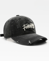 Embroidered Denim Cap