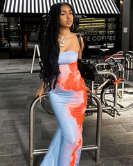 Floral Print Maxi Dress