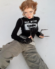 Grunge Long Sleeve Top