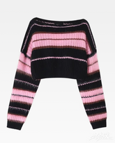Pink And Black Sweater