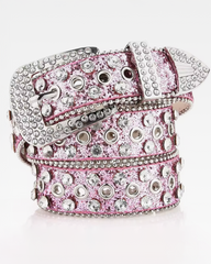 Pink Rhinestone Belt