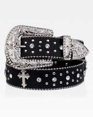 Rhinestone Cross Belt