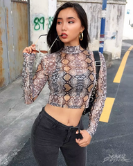 Snake Print Top
