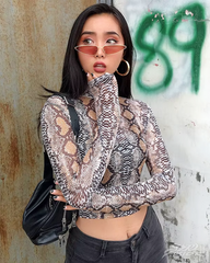 Snake Print Top