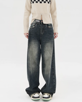 Washed Baggy Jeans