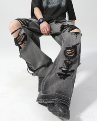 Y2K Black Ripped Jeans