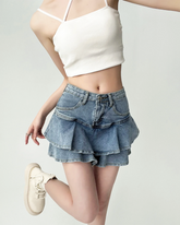 Y2K Denim Mini Skirt