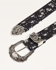 Y2K Denim Western Belt