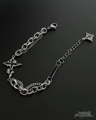 Y2K Gothic Cross Bracelet