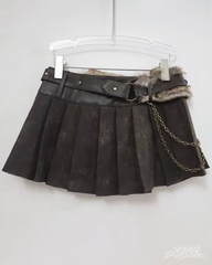 Y2K Pleated Skirt