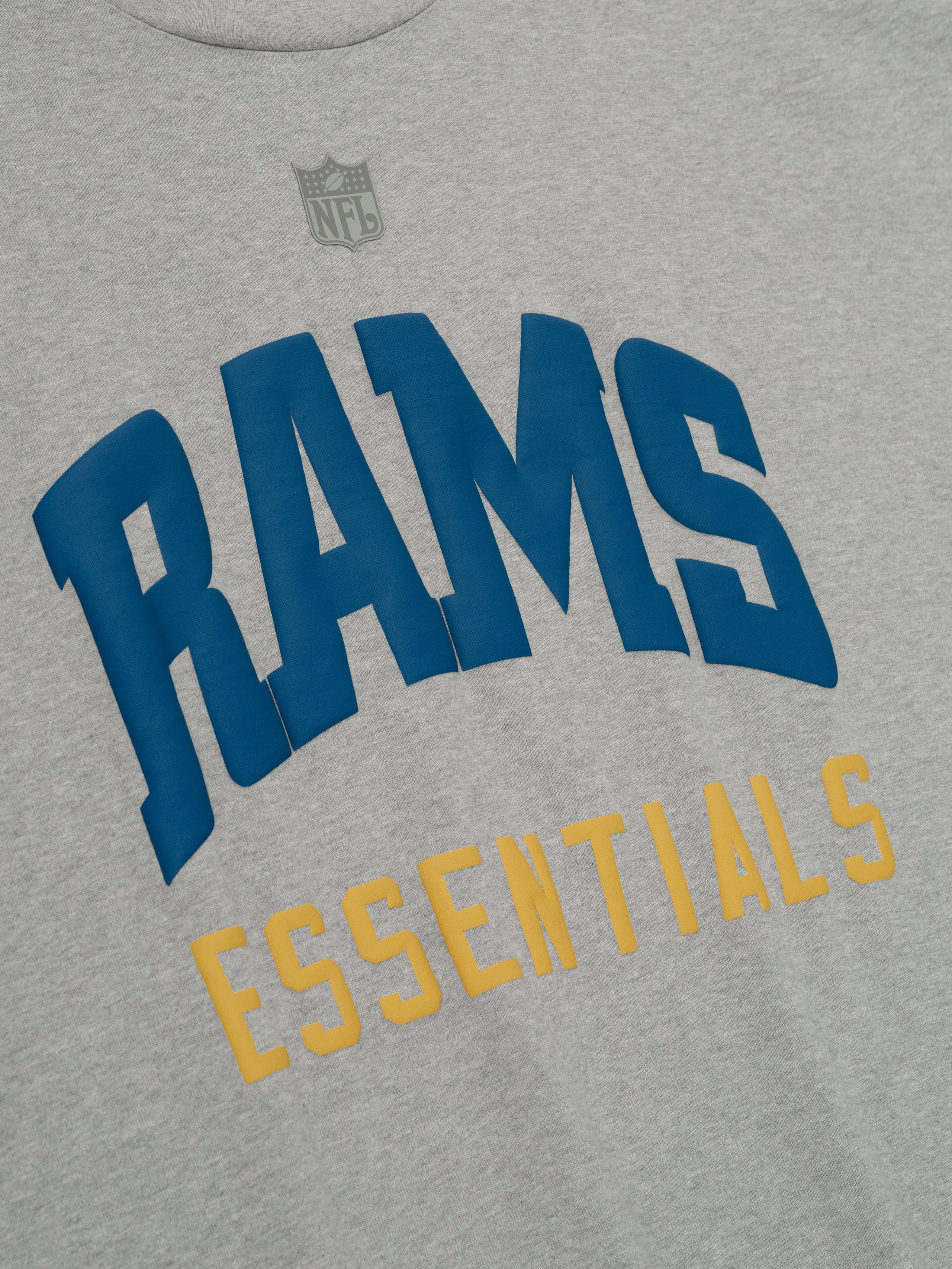 Fear Of God Essentials Rams 90s 3/4 Sleeve Football Tee