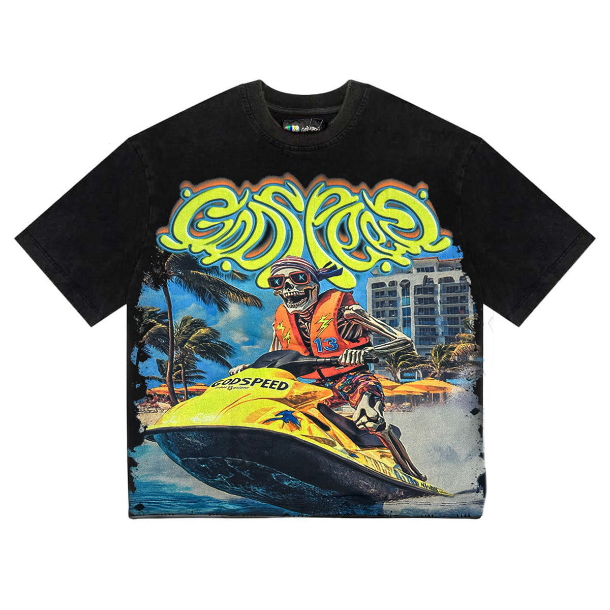 Godspeed Miami Jet Ski Tee Black *Miami Exclusive*