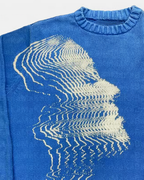 Abstract Face Sweater