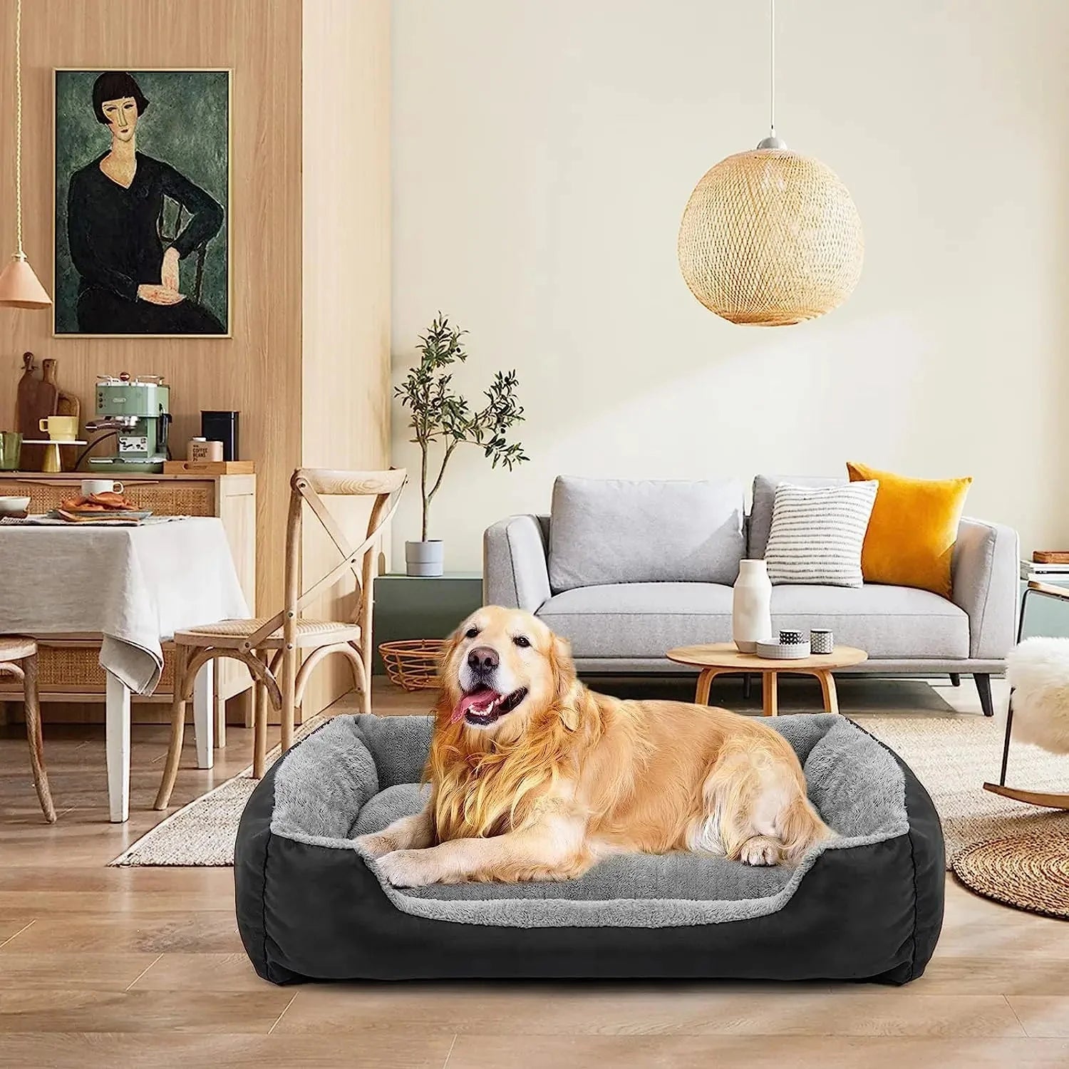 ATUBAN Large Orthopedic Cat Bed