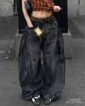 Baggy Black Jeans Y2K