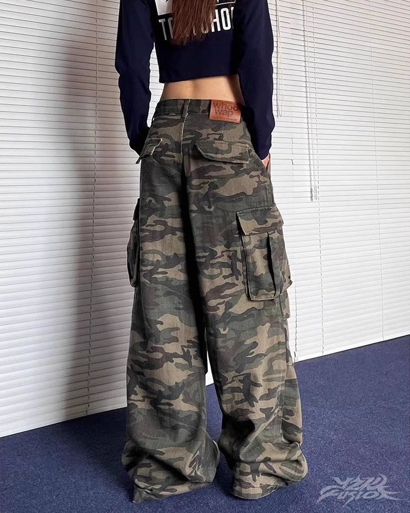 Baggy Camo Cargo Pants