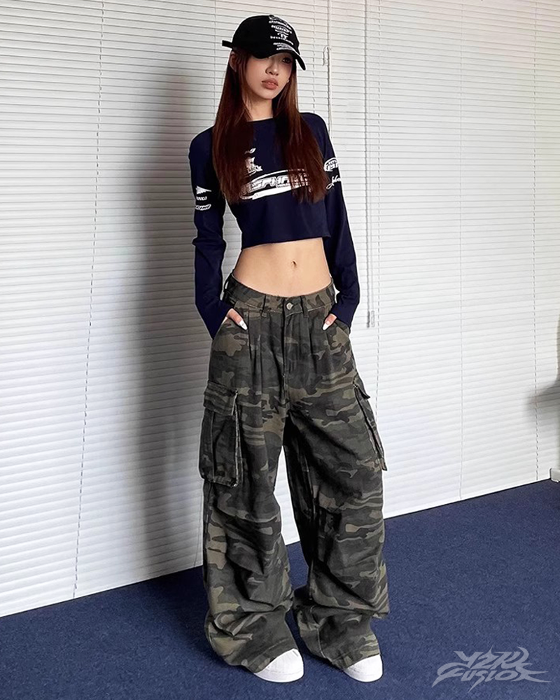 Baggy Camo Cargo Pants