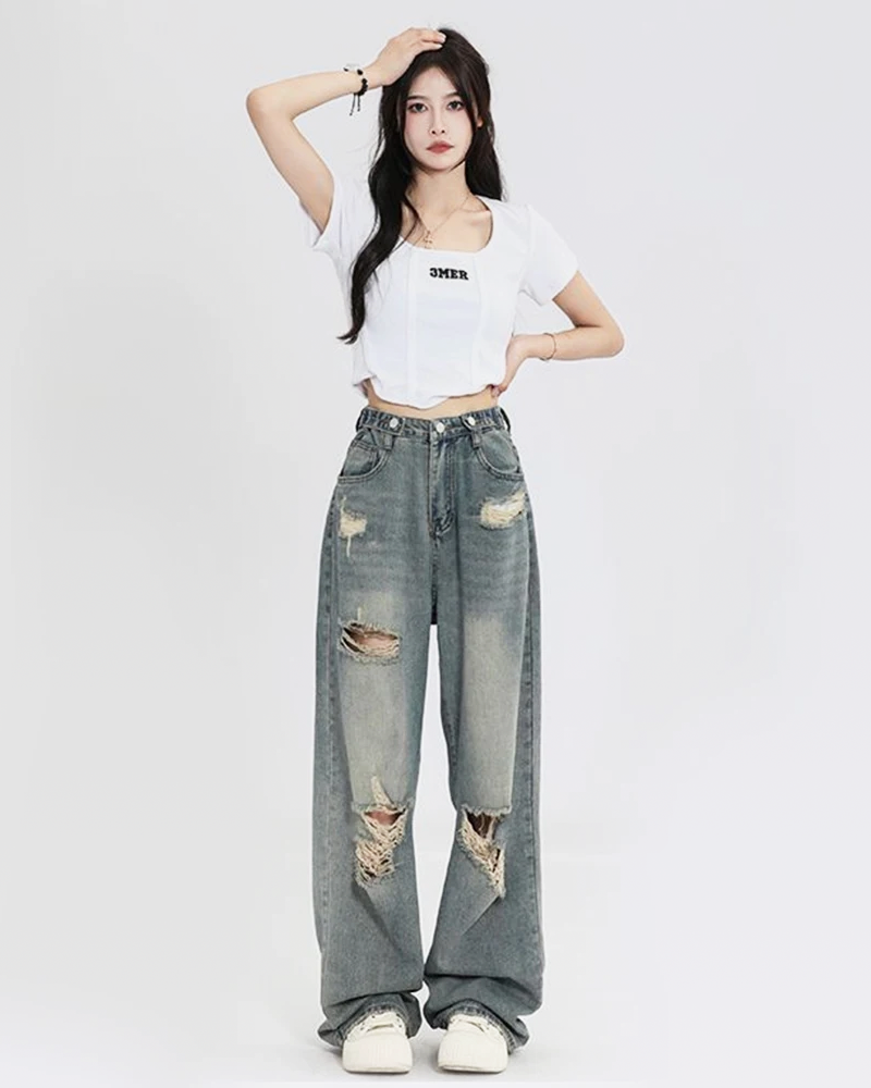 Baggy Distressed Jeans