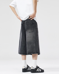 Baggy Jean Shorts Mens