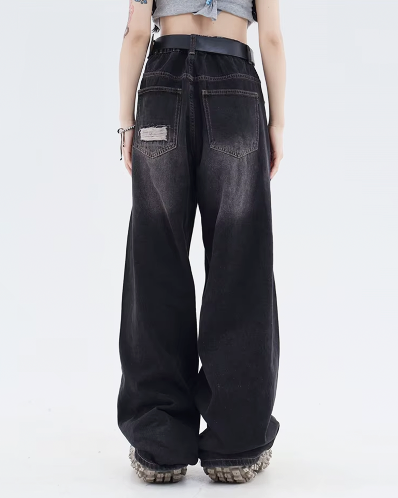 Baggy Ripped Jeans Womens
