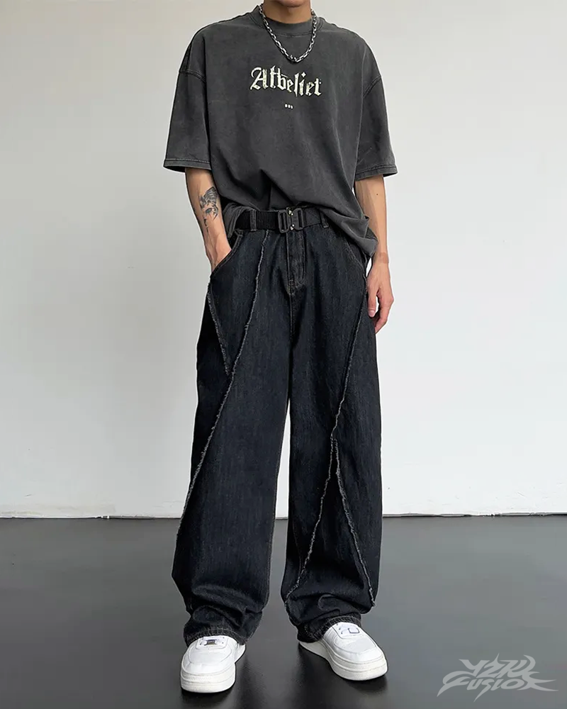 Black Baggy Jeans Men