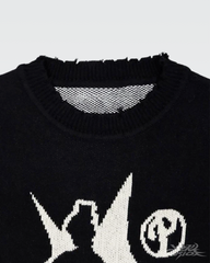 Black Y2K Sweater