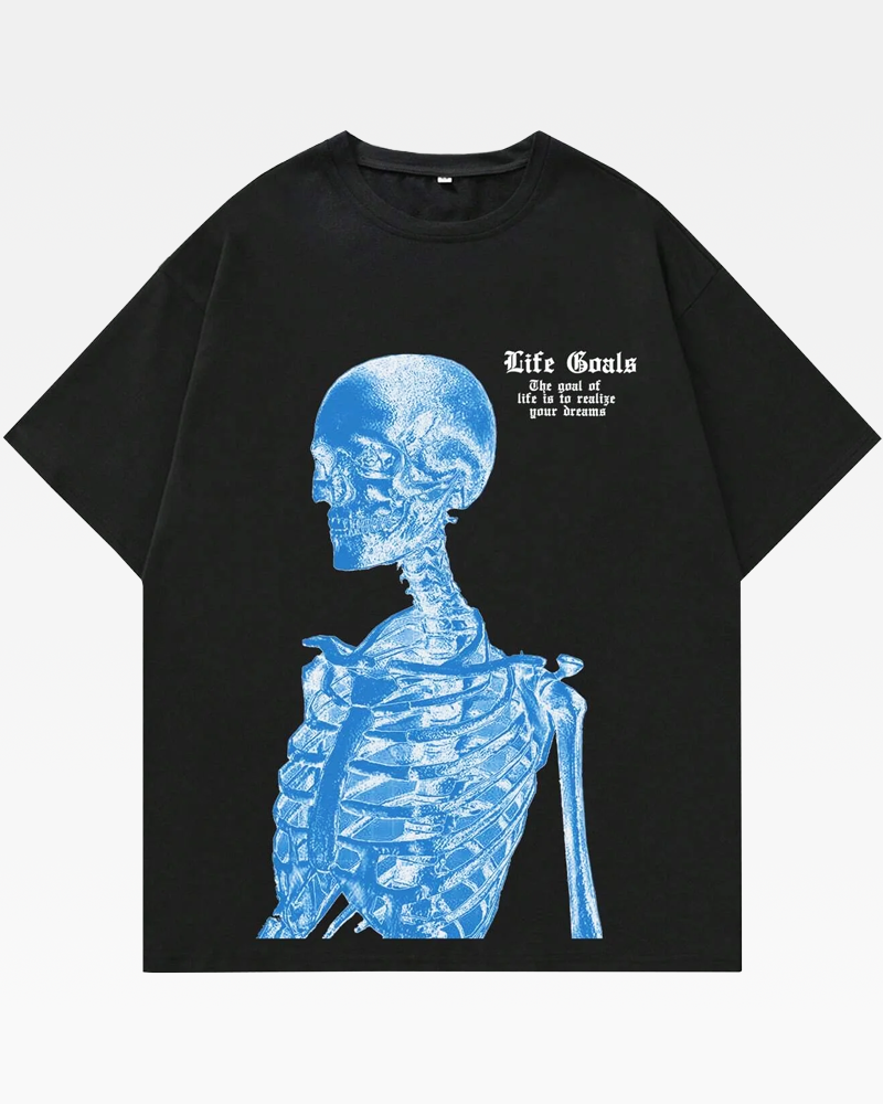 Blue Skeleton Shirt