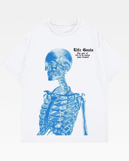 Blue Skeleton Shirt