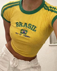 Brasil Crop Top