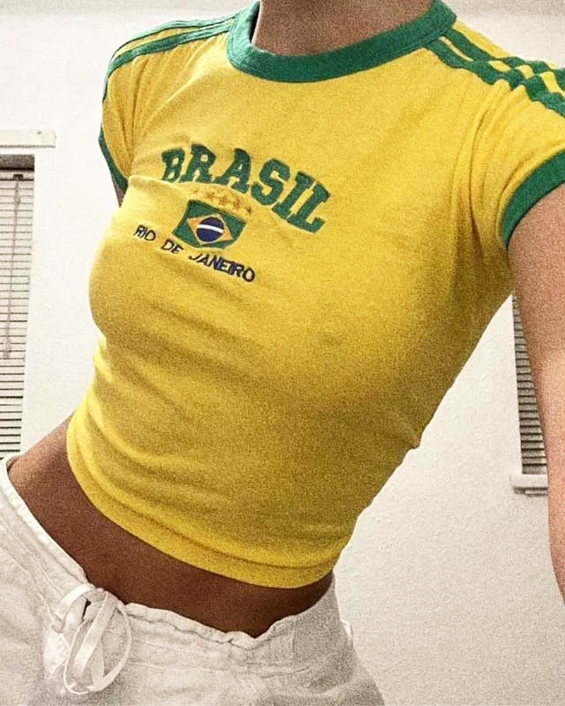 Brasil Crop Top