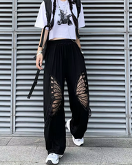 Butterfly Cut Out Pants