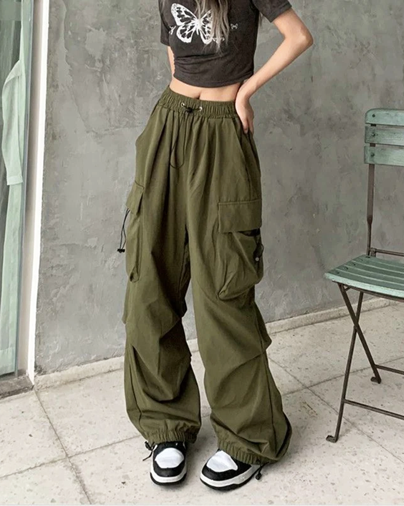 Cargo Parachute Pants