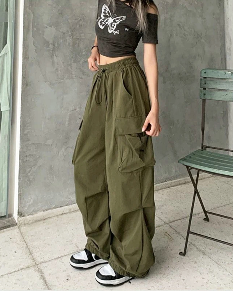 Cargo Parachute Pants