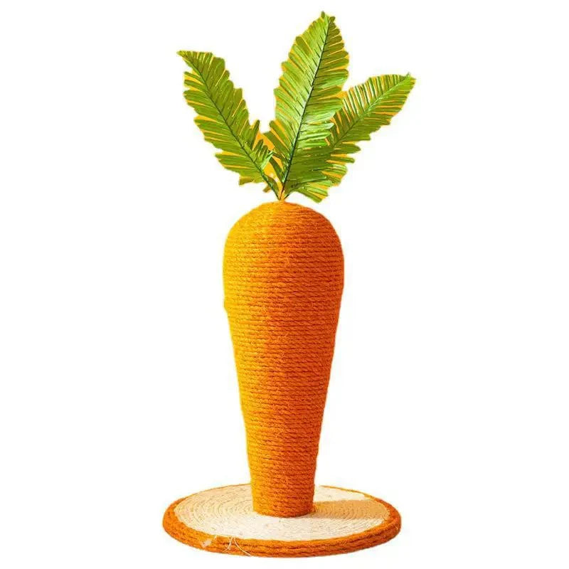 Cat Carrot Sisal Rope Scratching Post