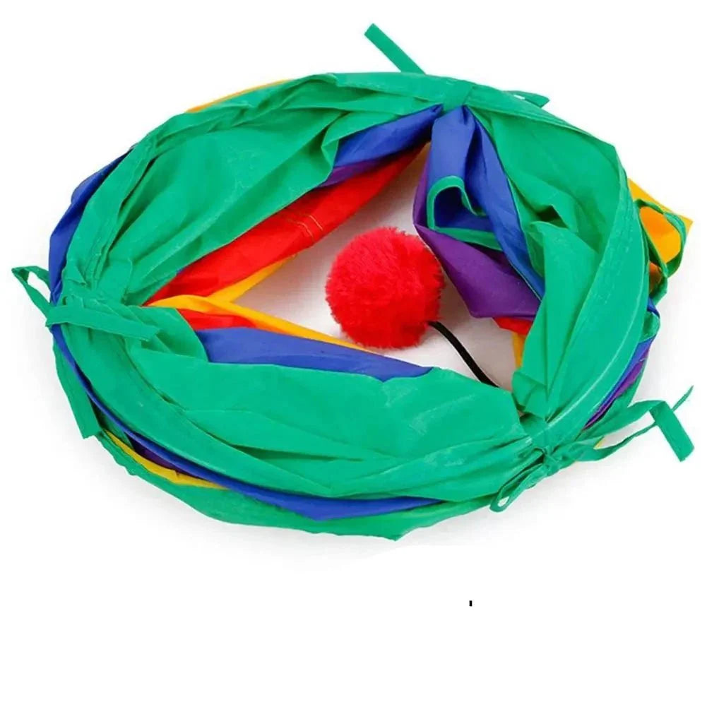 Cat Tunnel Pet Tube Collapsible Play Toy