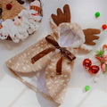Christmas Pet Elk Cape for Cats & Small Dogs
