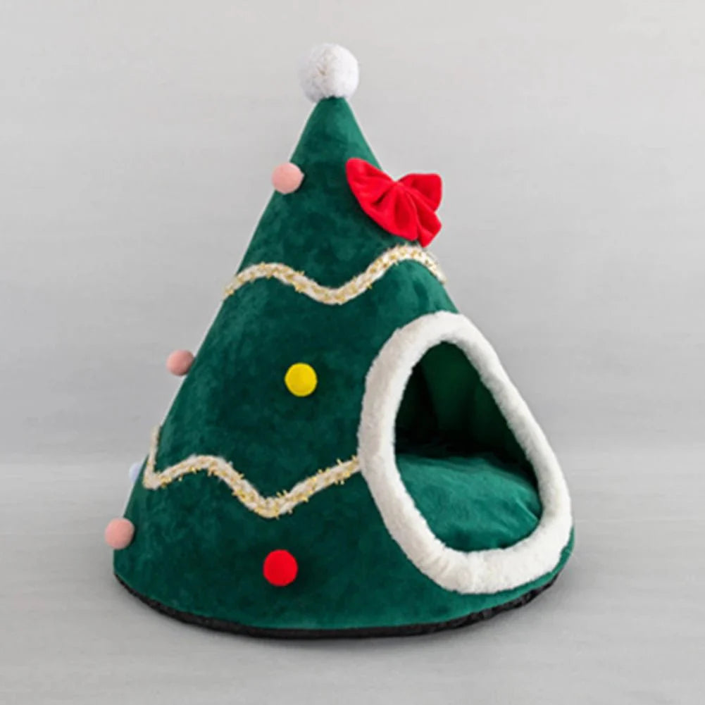 Cozy Christmas Tree Bed
