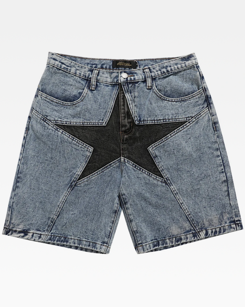 Denim Star Shorts