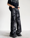 Dragon Print Jeans