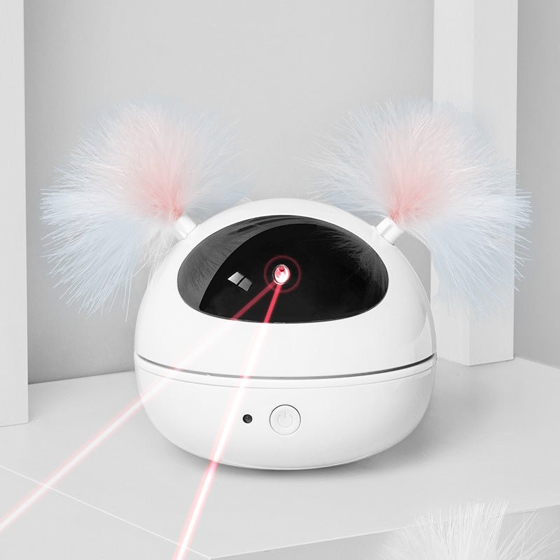 Electric Feather Infrared Laser Cat Toy