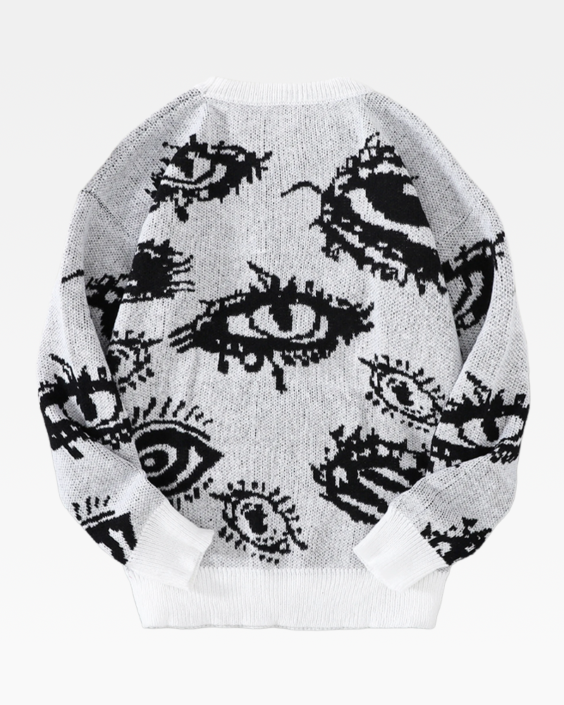 Eye Pattern Sweater