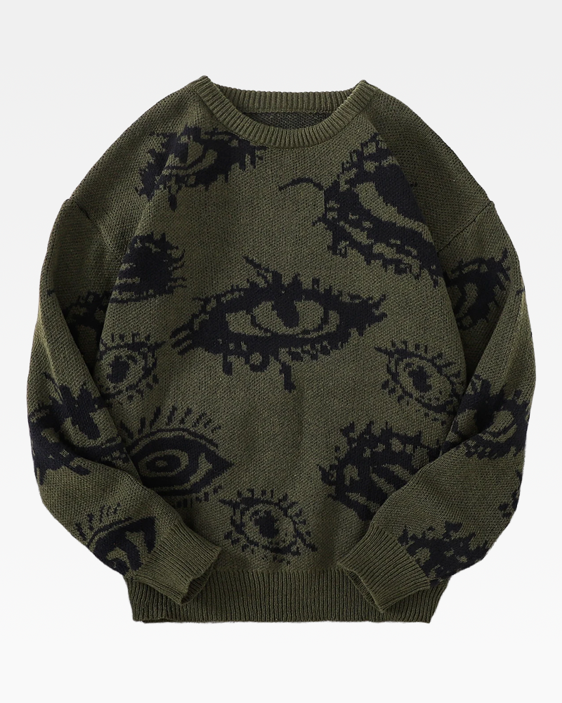 Eye Pattern Sweater
